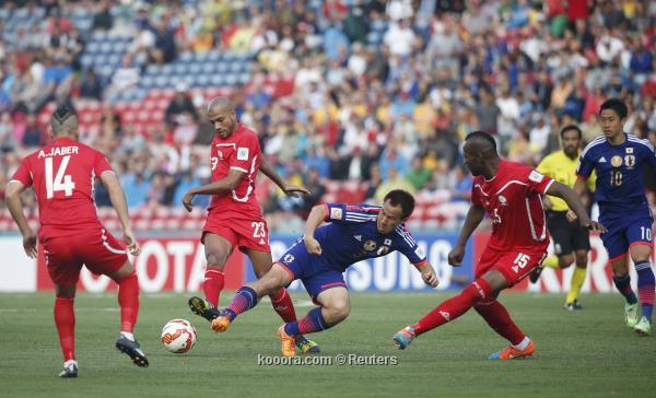 المنتخب الياباني يفوز على  الفلسطيني برباعية نظيفة ضمن المجموعة الرابعة لكاس اسيا