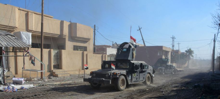 تفجير ثلاث سيارات مفخخة وقتل 15 ارهابياً واسقاط طائرة مسيرة بالموصل