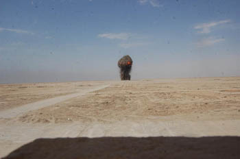 تفجير اعتدة ومخلفات بلغت اكثر من الفي طن في الكوت