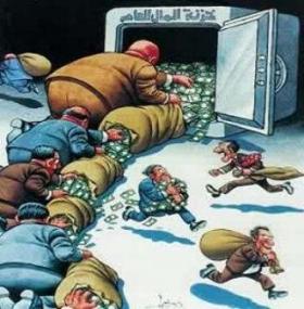 37 مسؤول عراقي يختلسون مليار دولار ويهربون بها الى خارج البلاد