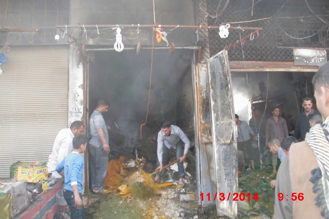 محافظ كربلاء يطالب مجلس الوزراء بتعويض المتضررين من كسبة سوق الدهان التجاري لاعتبارهم عوائل منكوبة