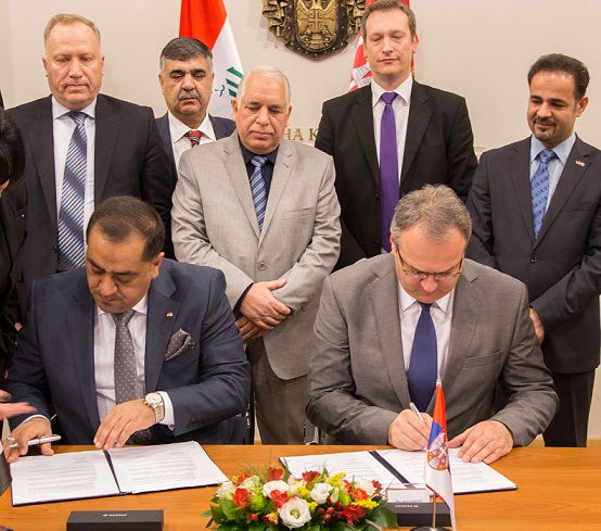 غرفة تجارة كربلاء تحضر توقيع اتفاقية للتعاون المشترك بين العراق وصربيا