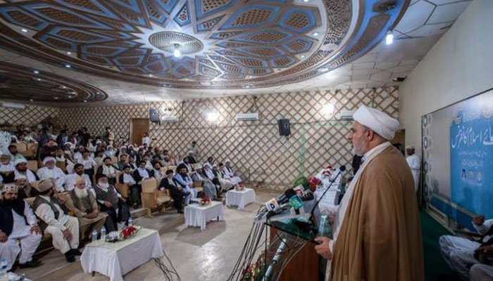 العتبات المقدسة في مؤتمر حوار الأديان باسلام اباد : المرجع  السيستاني أوصانا بأهل السنة