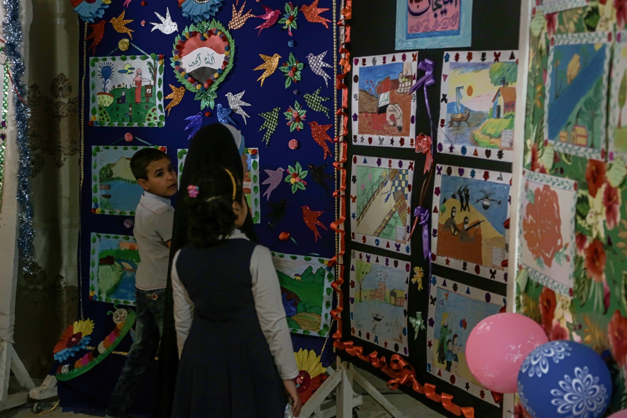 بمشاركة اكثر من 120 مدرسة:افتتاح معرضاً لرسوم الاطفال في كربلاء