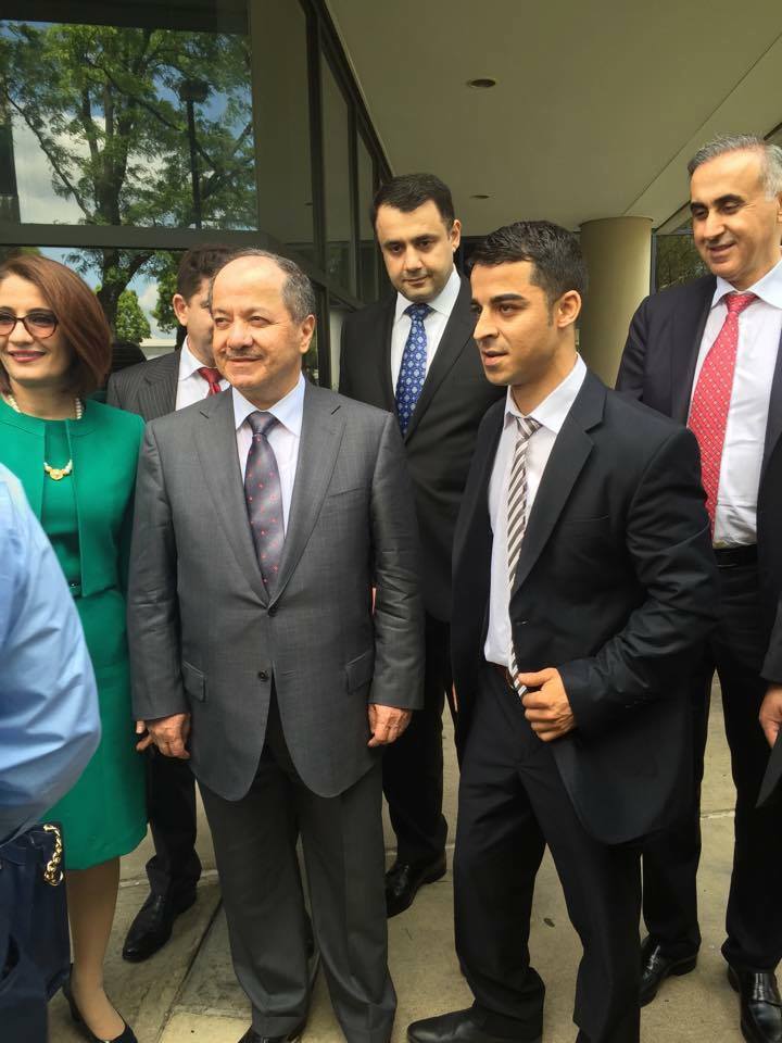 البارزاني يصل إلى التشيك قادماً من هنغاريا