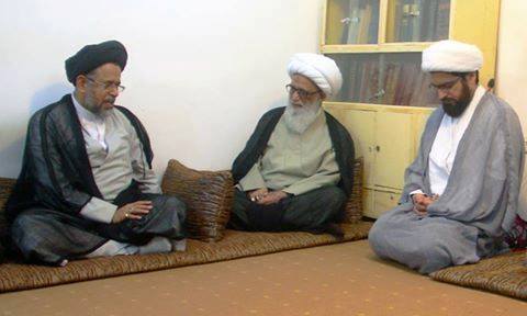 بالصورة:وزير الامن الايراني يزور النجف الاشرف ويلتقي بالمراجع الدينيين