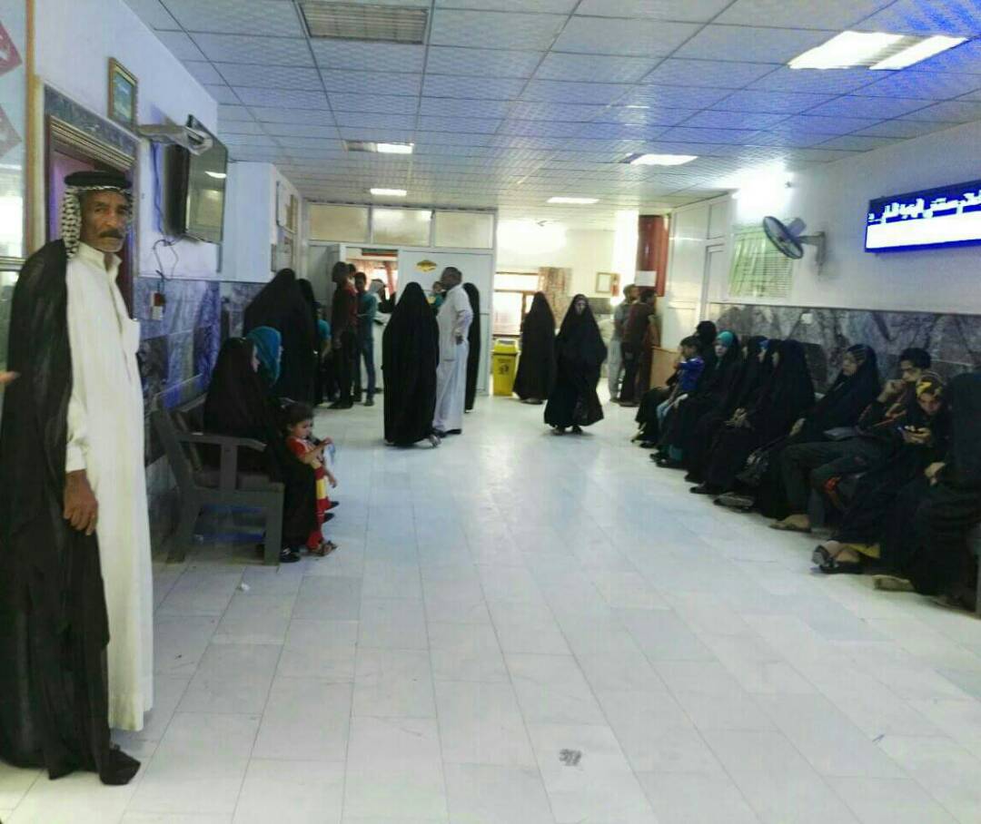 188 الف مراجع للمستشفيات وولادة 199 طفل خلال زيارة النصف من شعبان في كربلاء