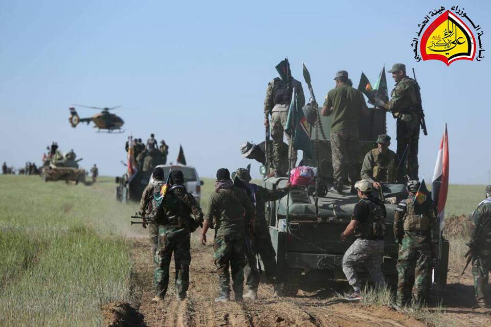 الحشد الشعبي يؤمن ممرات لخروج آمنة للمدنيين في القيروان والقرى المحيطة بها