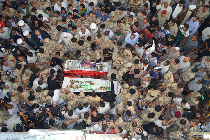 بالصور :كربلاء المقدسة تشييع شهيدين من منتسبي العتبات المقدسة قضيا في معارك بتكريت