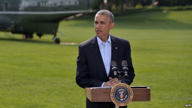 باراك أوباما يدعو حيدر العبادي لتشكيل حكومة عراقية جامعة بأسرع وقت