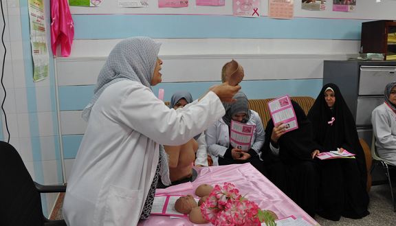 عيادة الكشف المبكر لأورام الثدي في ذي قار :اكثر من(600) مراجع شهريا ومعظم الحالات المرضية قابلة للشفاء