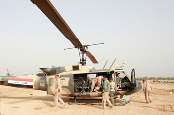 طيران الجيش ساهم بنقل الصورة الحية للزوار الزاحفين صوب كربلاء خلال زيارة عاشوراء