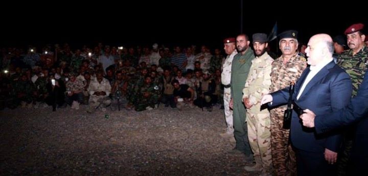 العبادي يصل الى بيجي للاشراف على سير العمليات العسكرية