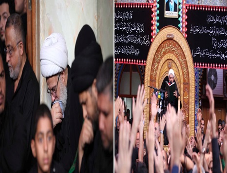 بالصور:ممثل المرجع السيستاني يشارك الملايين للاستماع لقصة مقتل الامام الحسين من كربلاء