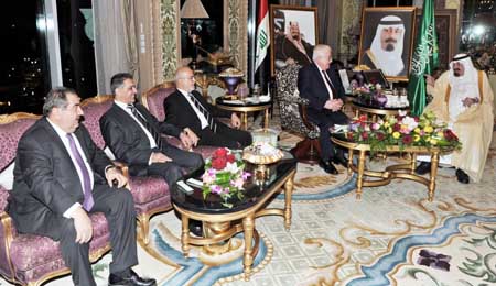 ملك السعودية يثني على مواقف المرجع السيستاني