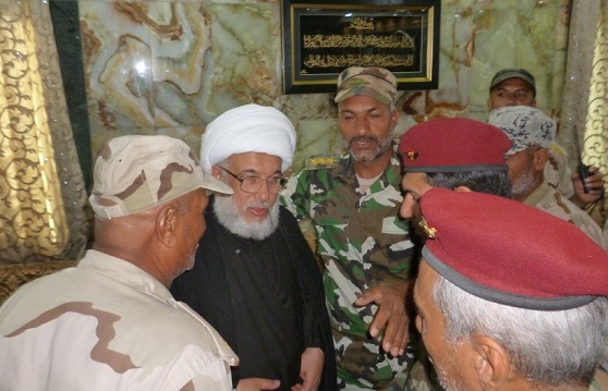 بالصور :ممثل المرجع السيستاني  يستقبل ابطال الفوج الثاني للواء كربلاء المقدسة  (سرايا الحشد الشعبي).