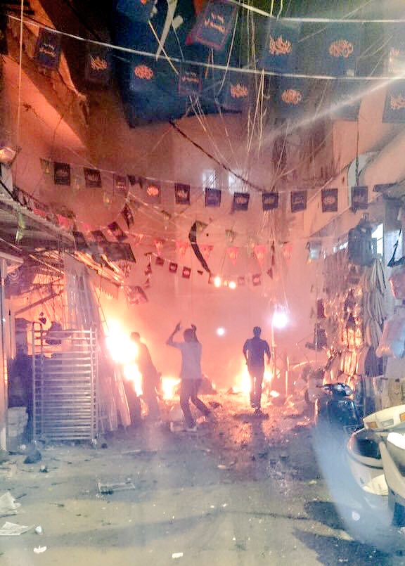 بالفيديو: 41 شهيداً و 200 جريحاً بتفجيرين انتحاريين في الضاحية الجنوبية ببيروت