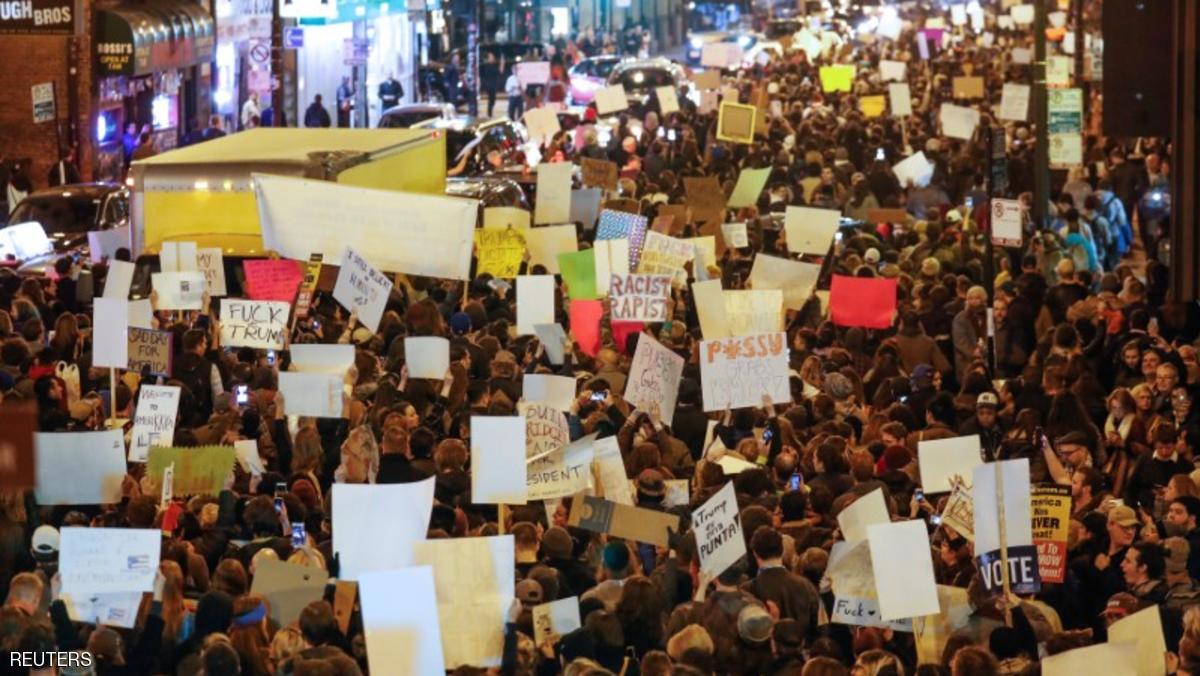 بالصور: مقتل متظاهر في بورتلاند باحتجاجات ضد ترامب