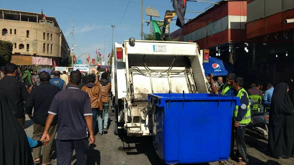 كربلاء:وزيرة الإعمار والإسكان والبلديات توافق على تشغيل 1230 عامل تنظيف في زيارة الأربعين