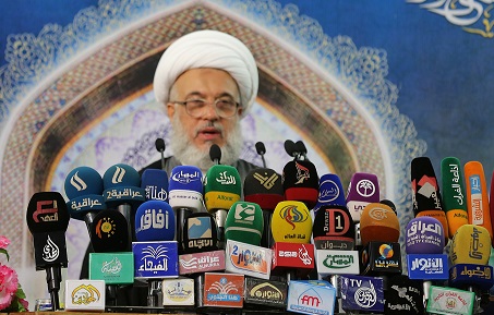 ممثل المرجع السيستاني يحذر من استغلال ملف الفضائيين لتشويه صورة الجيش العراقي ويدعو لخطط مدروسة لاستعادة المناطق التي تسيطر عليها داعش