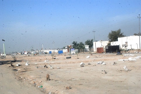 بلدية كربلاء المقدسة حملات تنظيف موسعة لمداخل المدينة