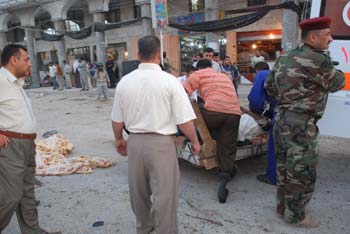 الحصيلة الاولية لضحايا الانفجار الذي حدث في كربلاء