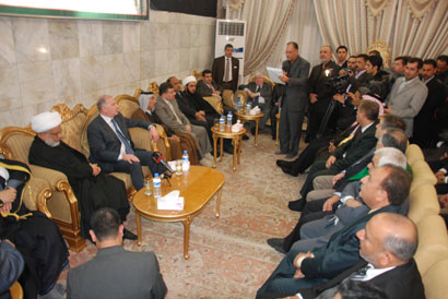 نقابة صحفيي كربلاء تعرض مطالبها على رئيس مجلس النواب باقرار قانون حماية الصحفيين والنجيفي يعتبر القرار بحكم المقر