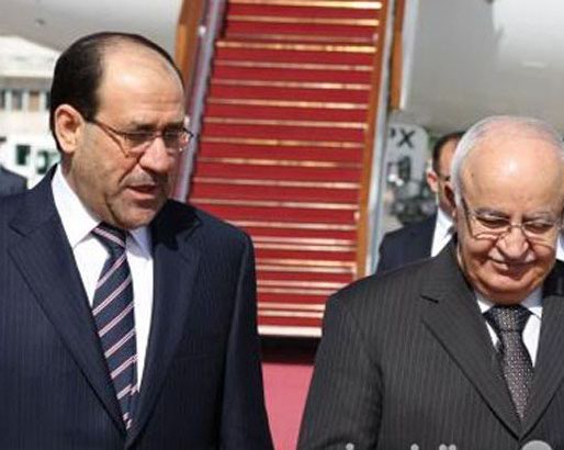 رئيس الوزراء السوري يصل الى بغداد على رأس وفد وزاري