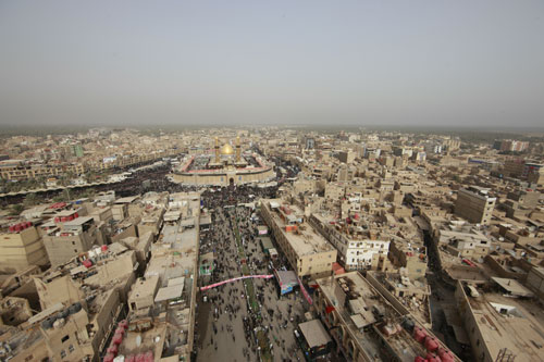 شركة عراقية ـ إماراتية تجري مسوحات خاصة بمشروع توسيع مدينة كربلاء