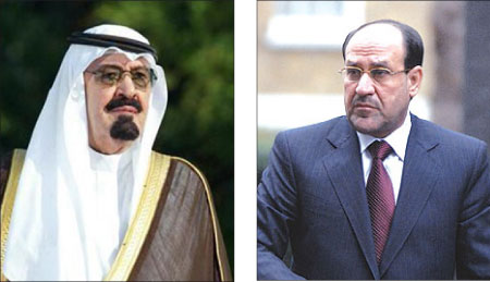 محللون: برقية العاهل السعودي الى المالكي بداية خجولة للتهدئة بين بغداد والرياض