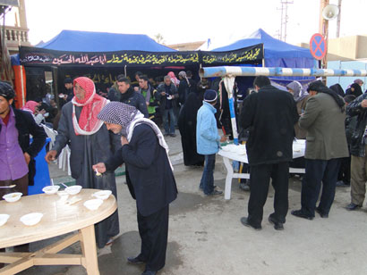 مؤسسة سيد الشهداء للتنمية البشرية في كربلاء : اقمنا مركزاً لدعم المواكب الحسينية والزائرين في الأربعين