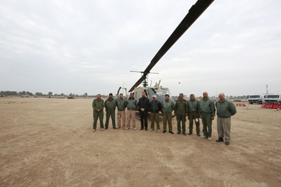 تنسيق بين العتبة الحسينية وطيران الجيش لتصوير زيارة الرسول الاعظم بالنجف من الجو وعرضها عبر الاقمار الصناعية