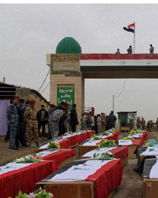 استلام رفات 38 جنديا عراقيا من ضحايا الحرب العراقية الإيرانية