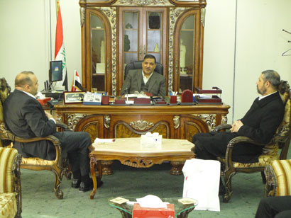 وزير السياحة والآثار خلال استقباله وفدا من العتبة الحسينية :نتعهد بدعم متحف الامام الحسين دوليا