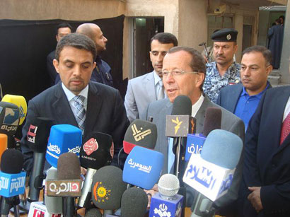 كوبلر بعد لقائه المرجع السيستاني:ادعو الجميع للجلوس معا على طاولة الحوار وبعض مطالب المتظاهرين غير واقعية