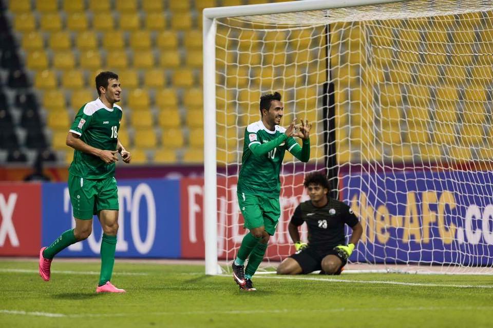 بالصور: العراقي الاولمبي يفوز على نظيره اليمني في أول مباراة ببطولة آسيا