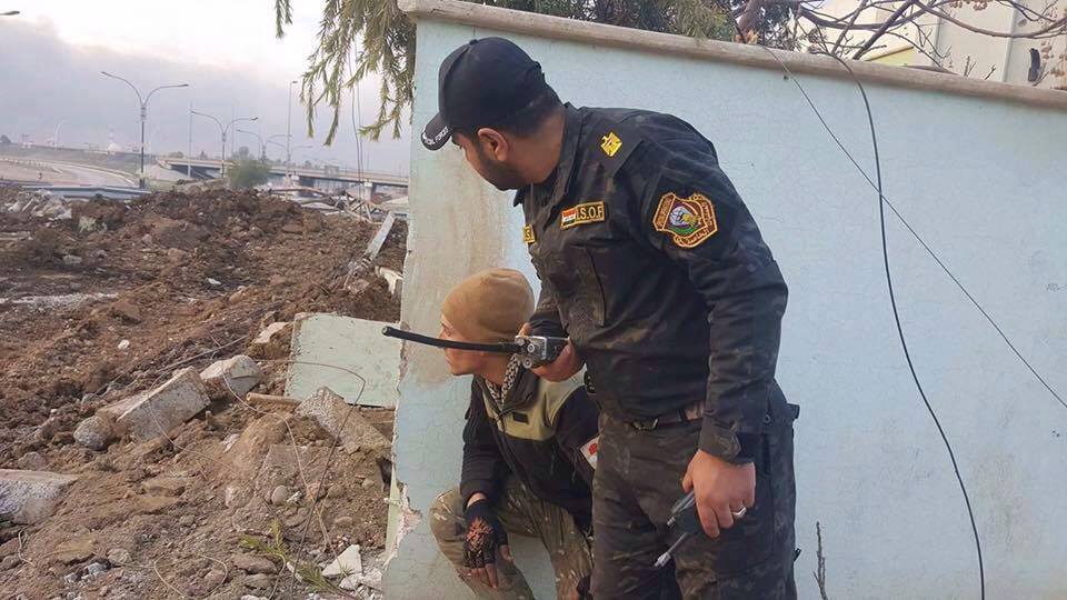 قوات مكافحة الارهاب تسيطر على مجمع الكفاءات عند مدخل جامعة الموصل