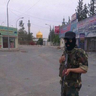 صورة لاحد رجال لواء ابي الفضل العباس