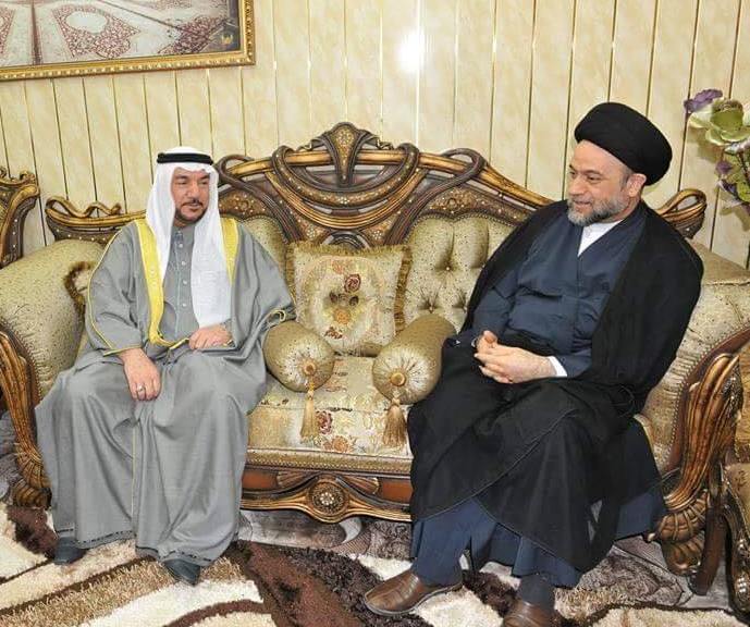 رئيس ديوان الوقف الشيعي يستقبل رئيس ديوان الوقف السني