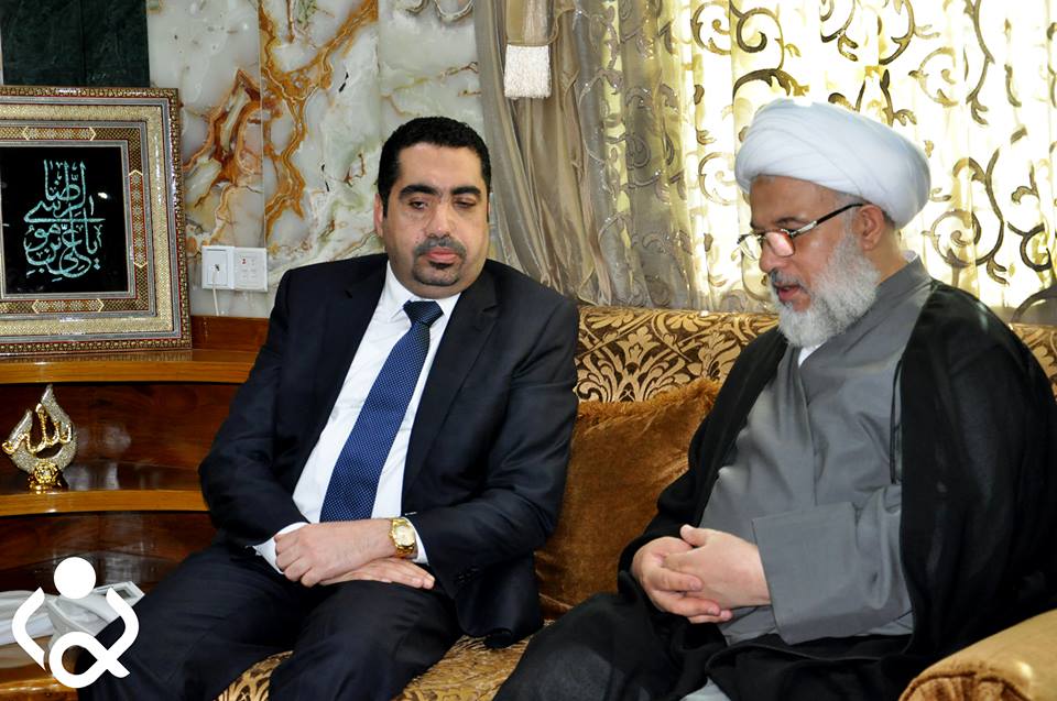 بالصور:قتيبة الجبوري يلتقي ممثل المرجع السيستاني