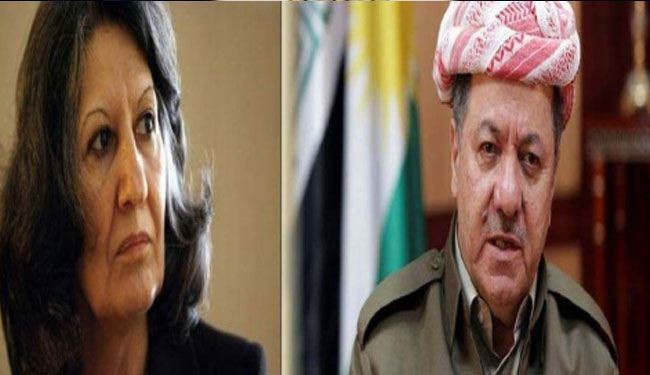 عقيلة طالباني لحزب البرزاني : لحم الاتحاد مر وهذه هي رسالتي
