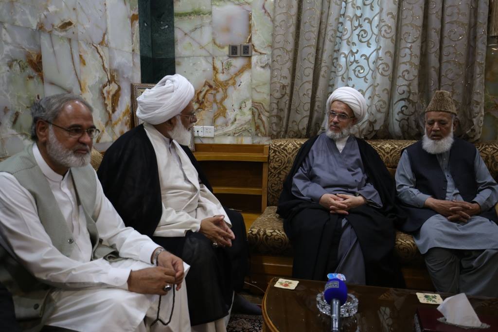 ممثل المرجع السيستاني يستقبل وفدا باكستانيا ويؤكد ان هموم البلدين مشتركة ويجب التعاون لتجاوزها