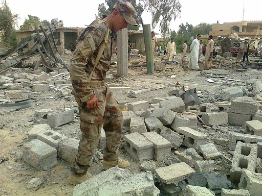 صور حصرية للدمار الذي خلفه انفجار صهريج في محافظة صلاح الدين