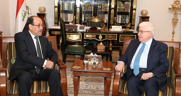 معصوم والمالكي يصلان الى النجف