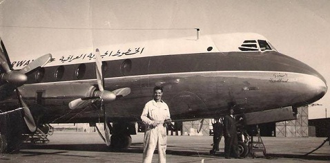صورة ارشيفية لاول مجموعة من الطائرات التابعة للخطوط الجوية العراقية سنة 1946