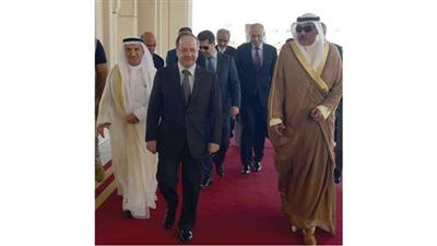 البرزاني يقضي ثلاثة ايام في الكويت