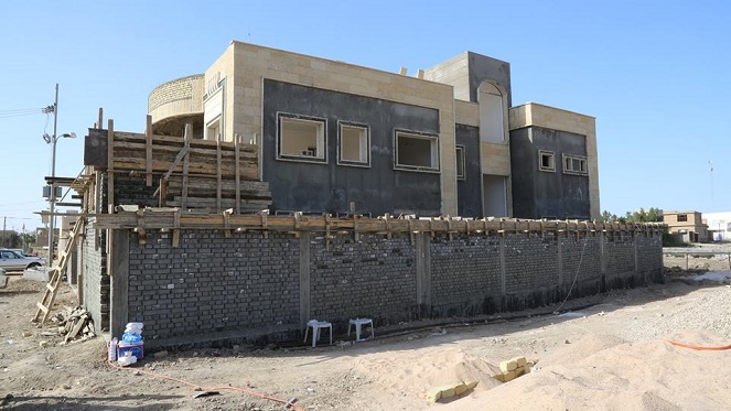 وزارة الاعمار والاسكان والبلديات العامة : انجاز 80% من مشروع بناية شعبة الاحصاء في محافظة ذي قار