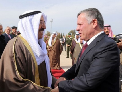 الملك عبد الله يفطر بالكويت