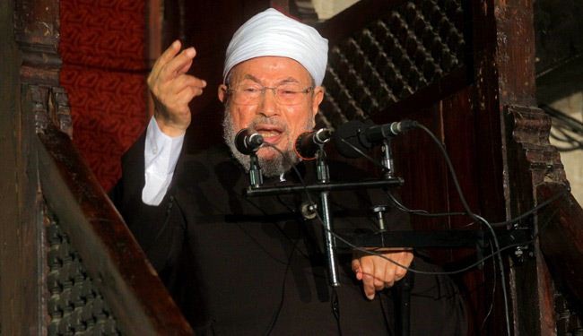 القرضاوي يعارض تصدي امريكا لـ"داعش"