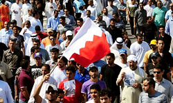 قمع مسيرات سلمية في المنامة